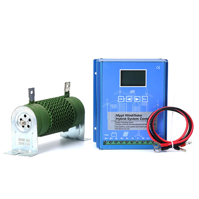 Vento ed esposizione LCD solare ibrida solare del regolatore IP65 della tassa di 12V 24V MPPT