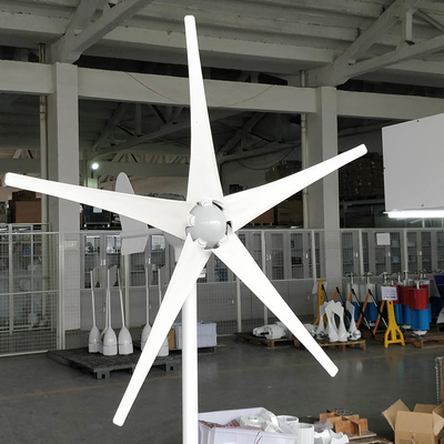 lama di nylon orizzontale della macchina di vento del generatore eolico orizzontale del rotore 3m/s
