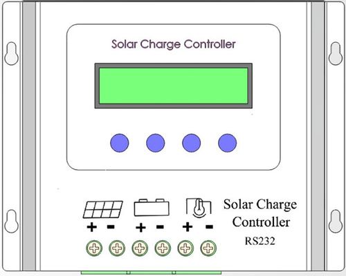 Regolatore solare intelligente del pannello solare PWM del regolatore 12V 30A IP65 della tassa di 500W PWM